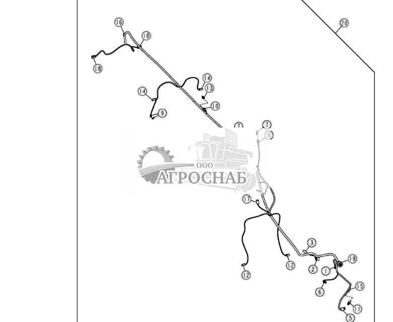 Жгут проводов передней платформы - ST3465 394.jpg